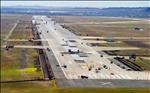 Melbourne Airport Runway During Widening Construction, 2006